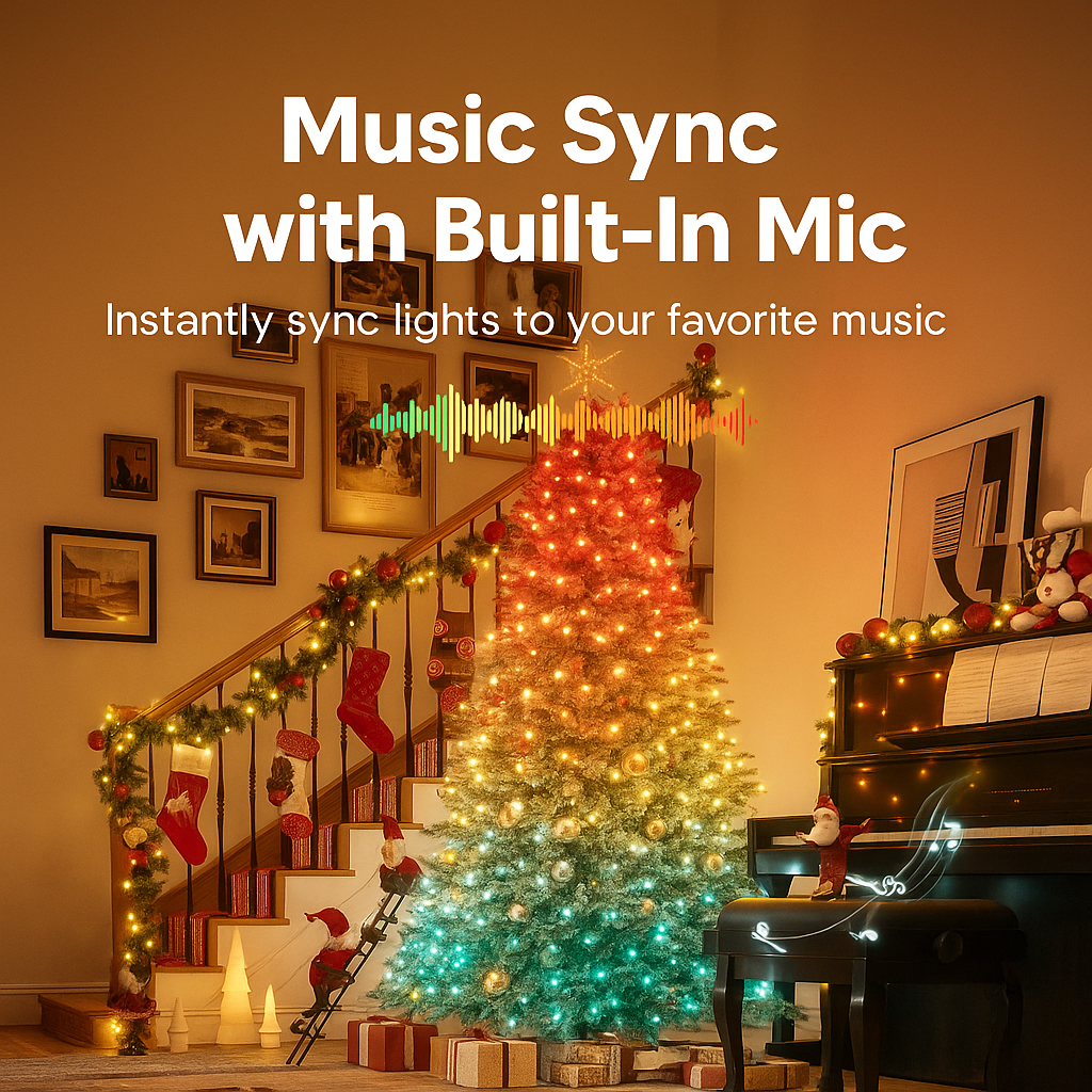 Smart LED Christmas Tree Lights